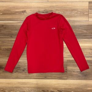 Kids Large Red Long Sleeve Athletic Top